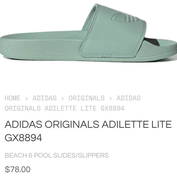 NWT Men's Adidas Adilette Slides - Picture 9 of 13